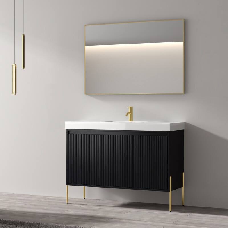 Ripple 48" Bathroom Vanity Kit (Assembly Required)