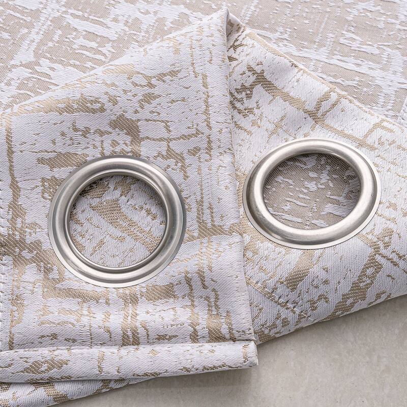 Luca Woven Jacquard Window Curtain 84"