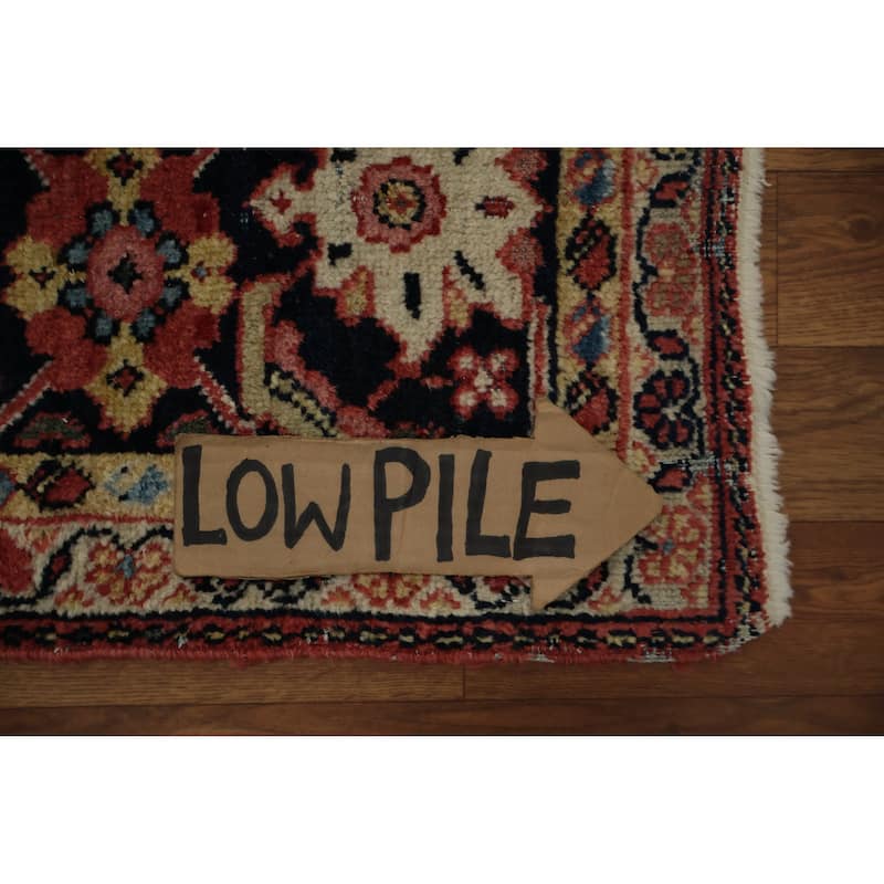 Hand Knotted Oriental 100% Wool Carpet Traditional Floral Oranges & Rust Mahal Area Rug - 10' 3'' X 6' 11''