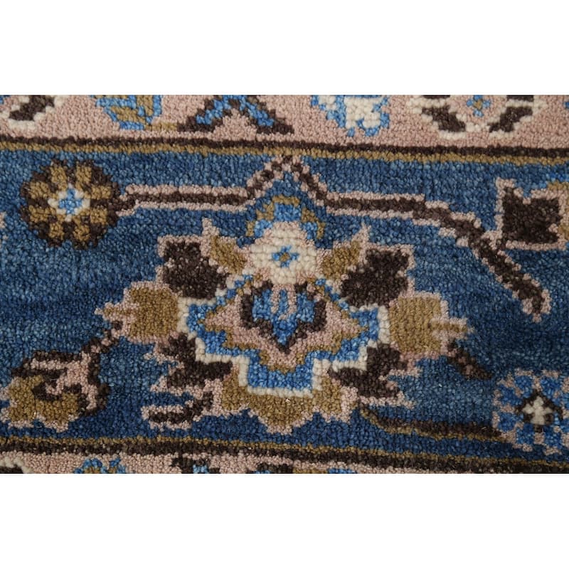 Oushak Oriental Area Rug Hand-Knotted Wool Carpet - 8'1"x 9'11"