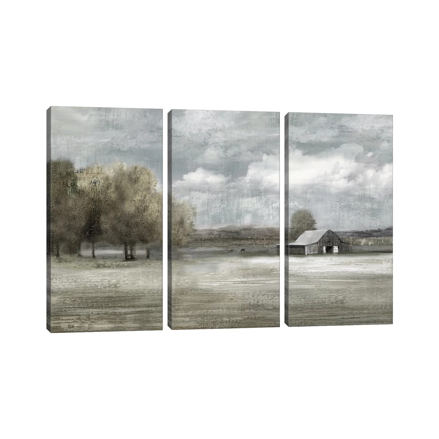 iCanvas "Country Quiet" by Nan 3-Piece Canvas Wall Art Set