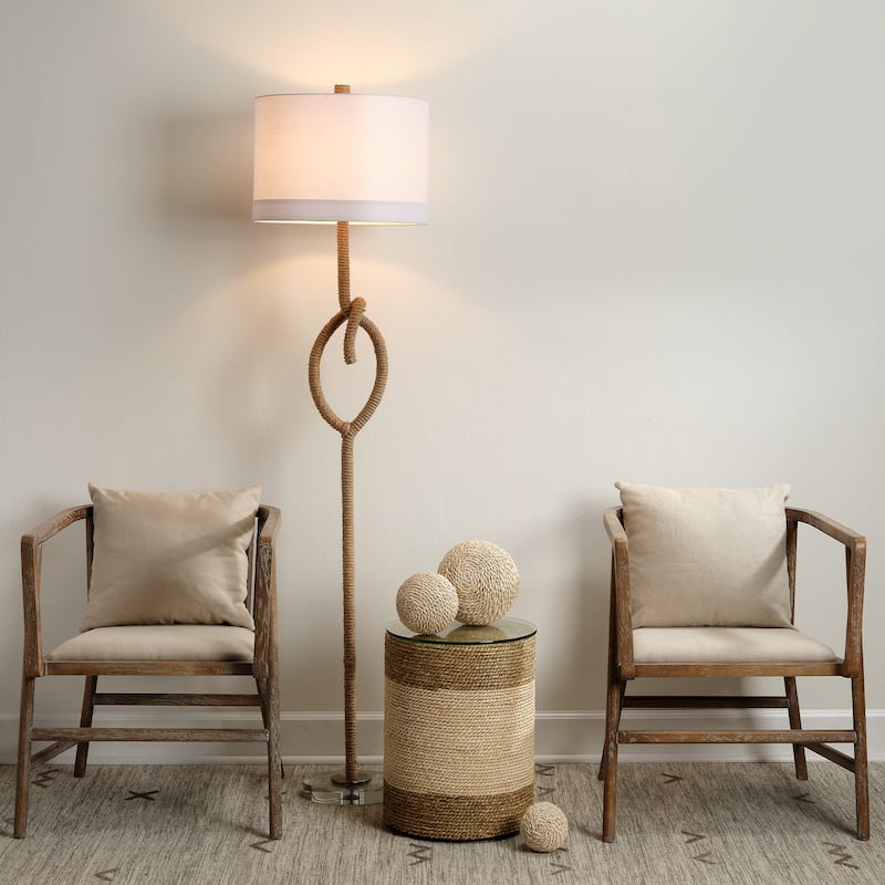 Jamie Young Knot Rope 1-Light Floor Lamp