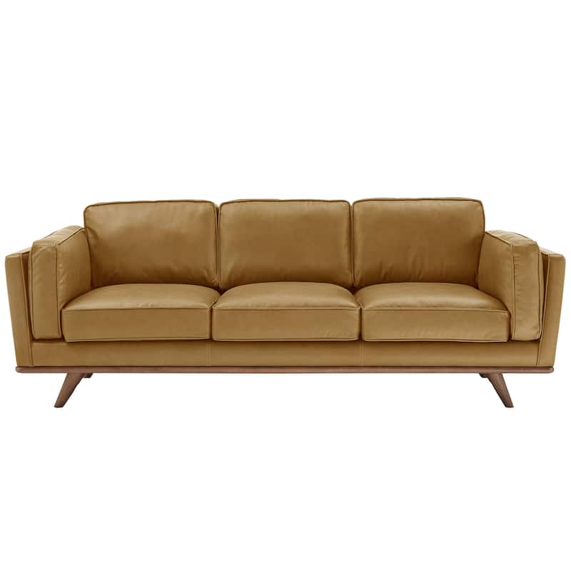 Gianella Oxford All Leather Sofa by iNSPIRE Q Modern