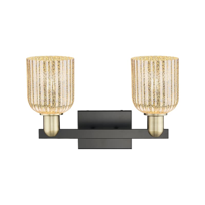 Innovations Lighting Downtown Urban - Bridal Veil - 2 Light 16" Bath Vanity Ligh
