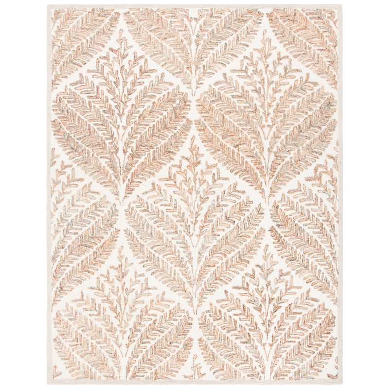 SAFAVIEH Handmade Capri Kert Wool Rug - 11' x 15' - Ivory/Brown