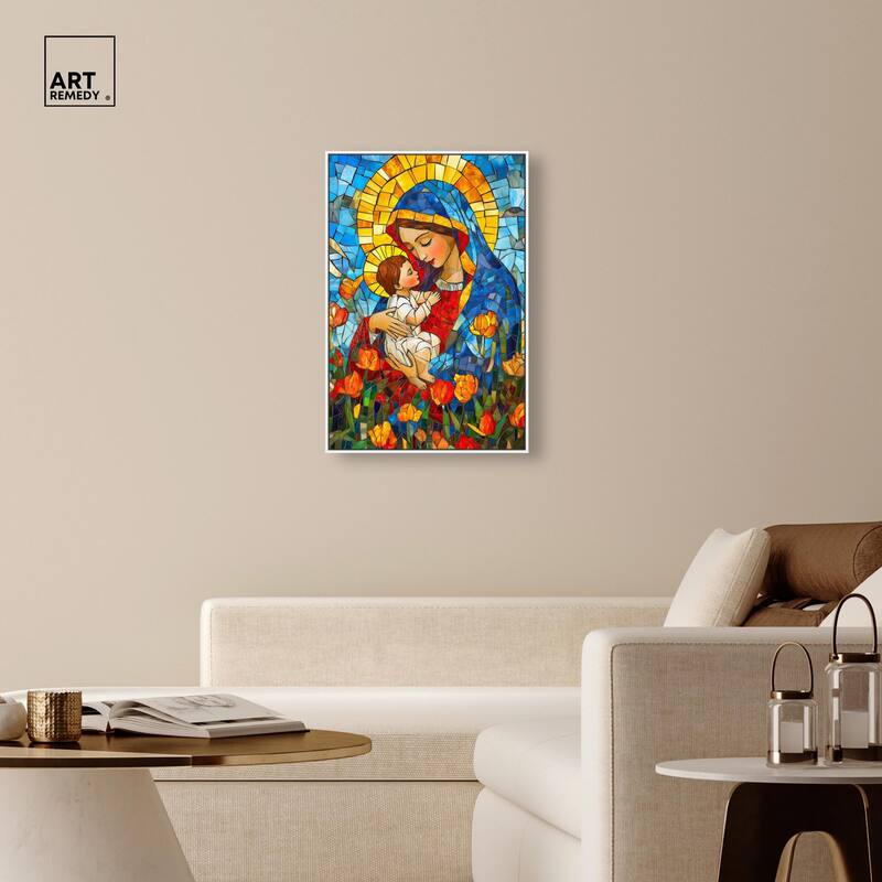 Glass Gospel I Canvas by Art Remedy