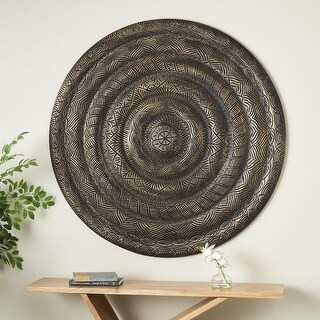 Bronze Wooden Carved Floral Home Wall Decor with Scroll and Leaf ...