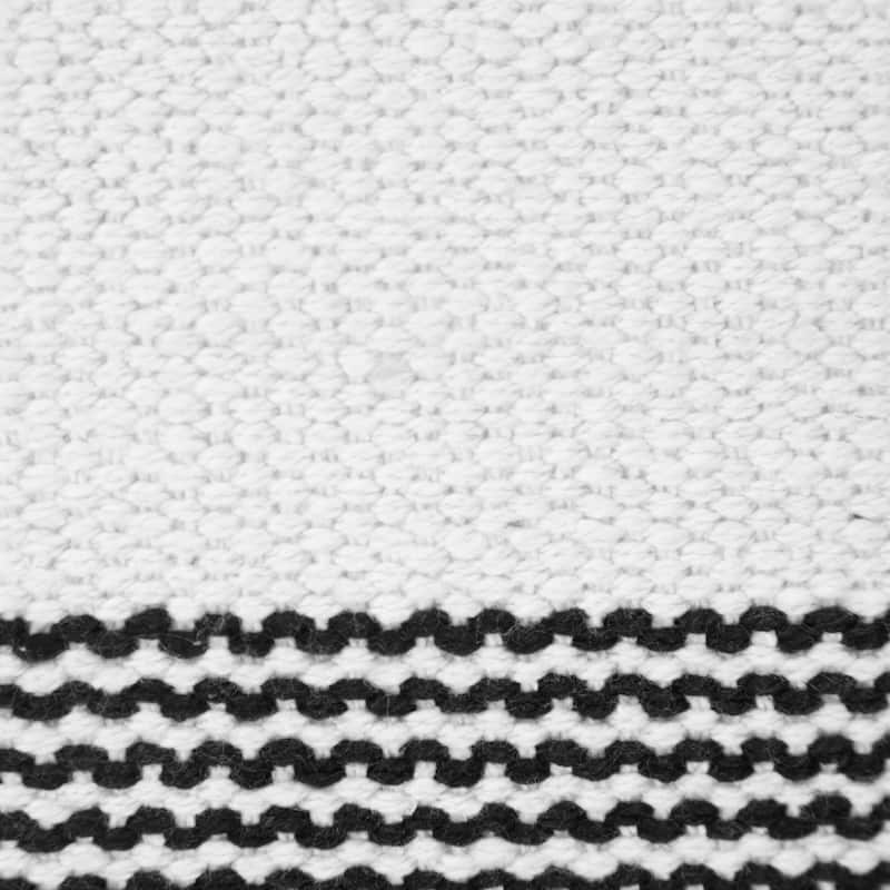 Sevita Balanced Border Pinstripe Throw Pillow