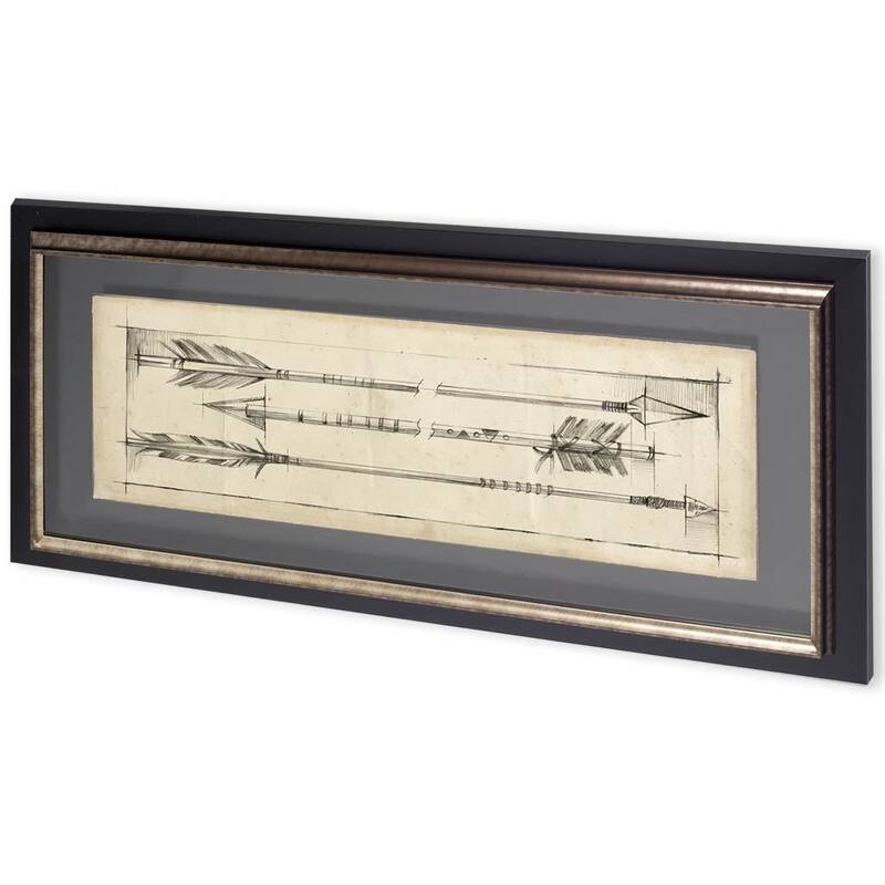 Custom Arrow Schematic I (MC) Framed Art Print