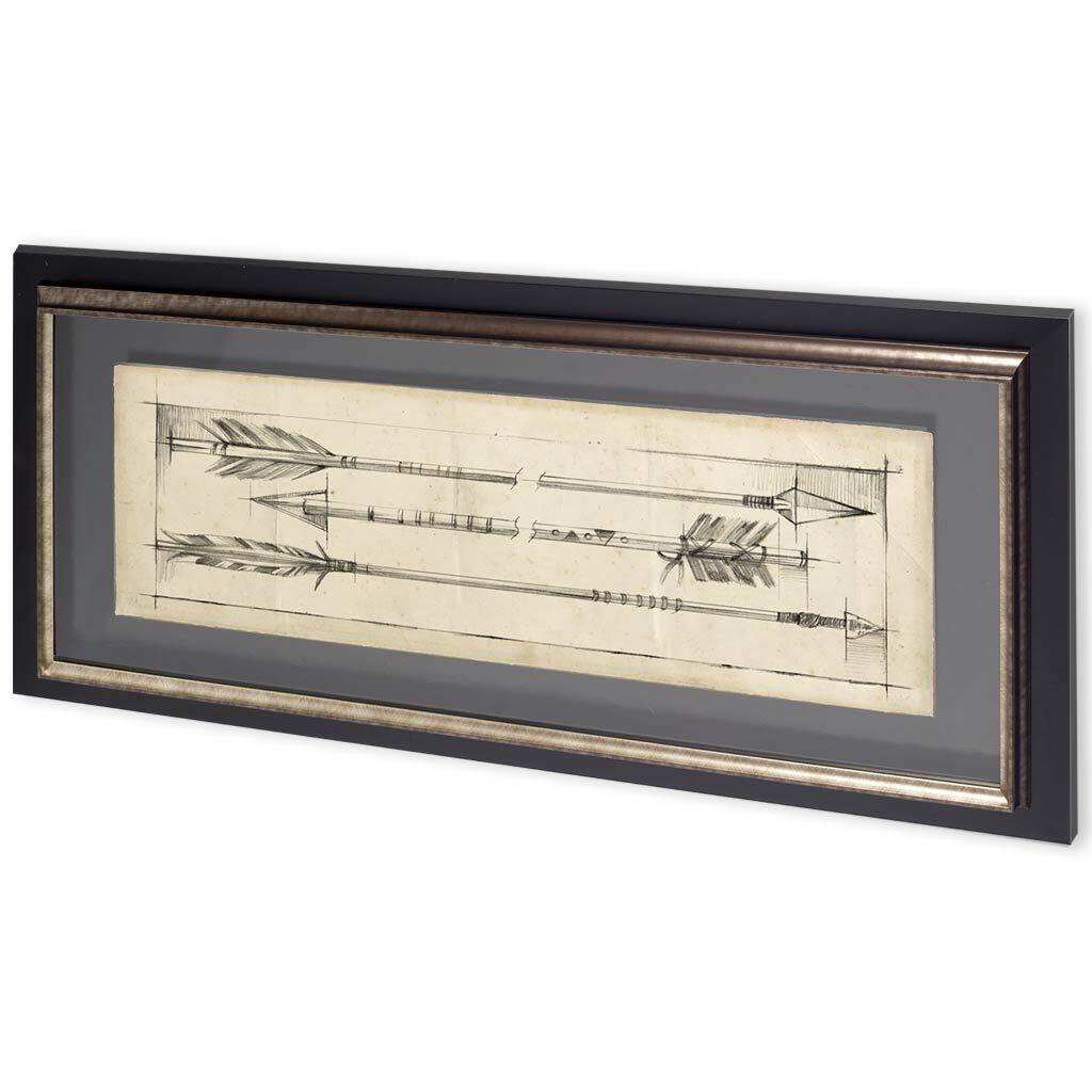 Custom Arrow Schematic I (MC) Framed Art Print
