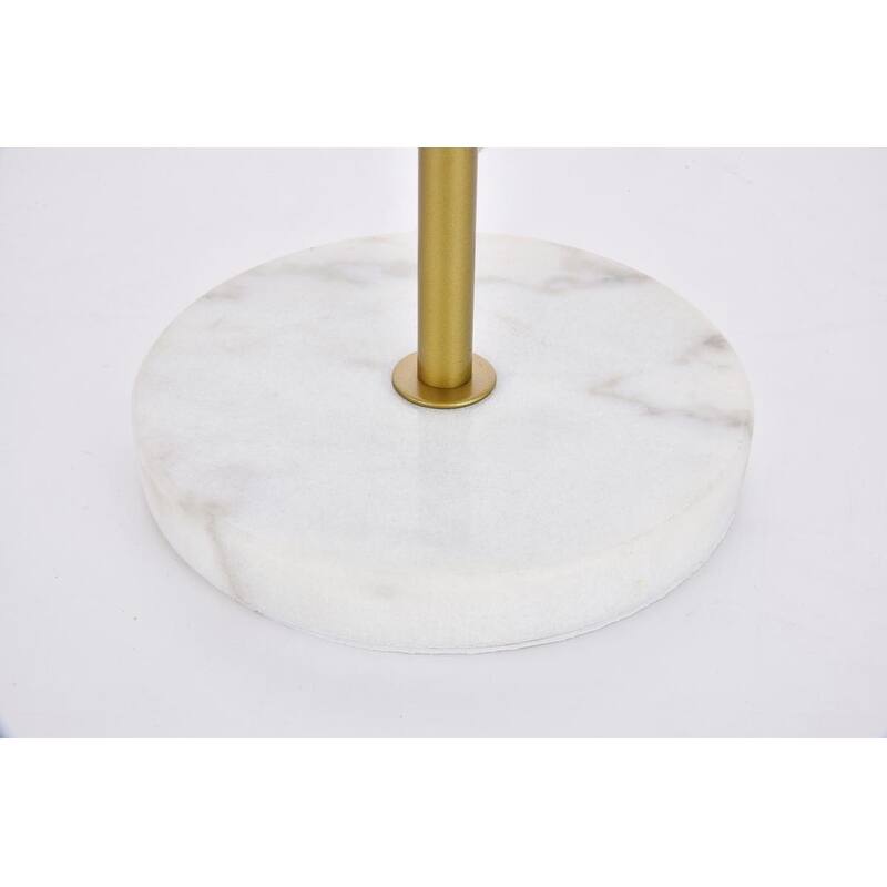 Mid-century Modern Frosted White Glass Table Lamp