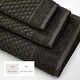 preview thumbnail 161 of 197, Linery & Co. Cotton Diamond Waffle Texture Bath Towels