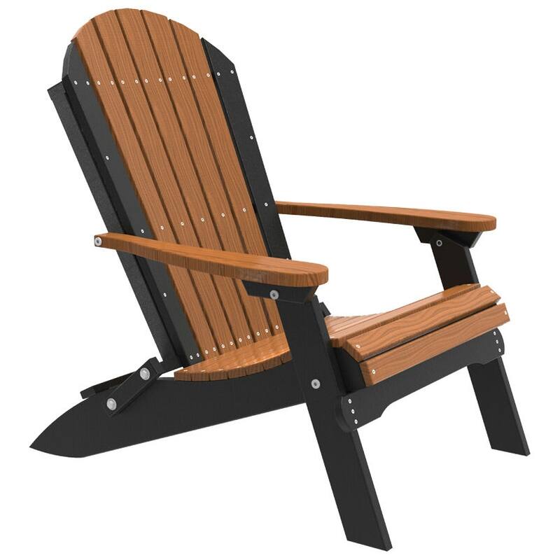 Poly Lumber Folding Adirondack Chair