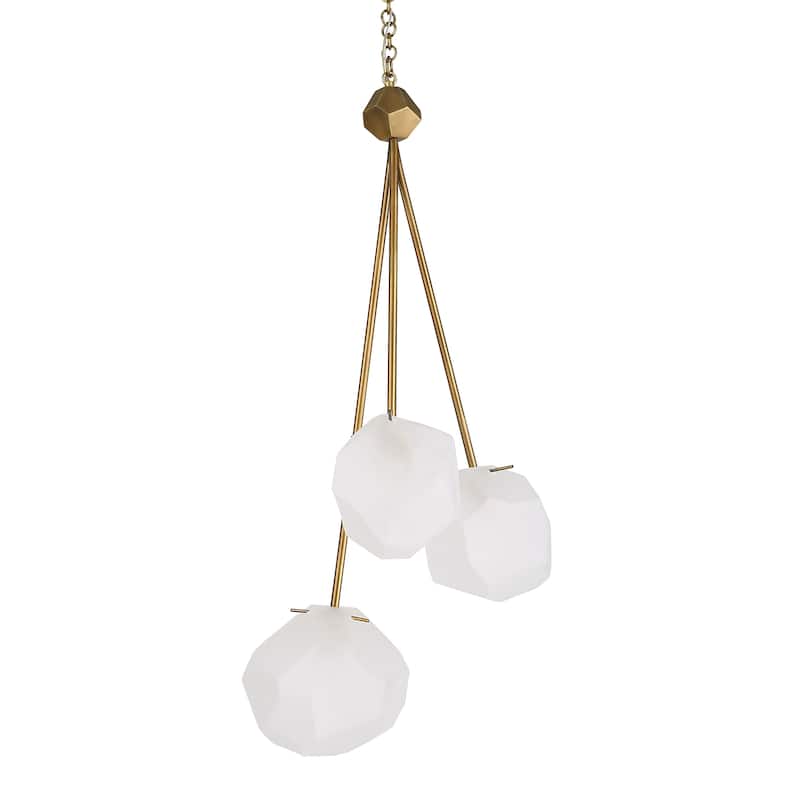 Uttermost Geodesic 3 Light Pendant - 36 H X 14 W X 12 D (in)