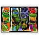 preview thumbnail 7 of 9, Licensed Paramount Teenage Mutant Ninja Turtles Youth Digital Print Area Rug 4' 6" x 6' 6" - Cowabunga - Novelty/Rectangle