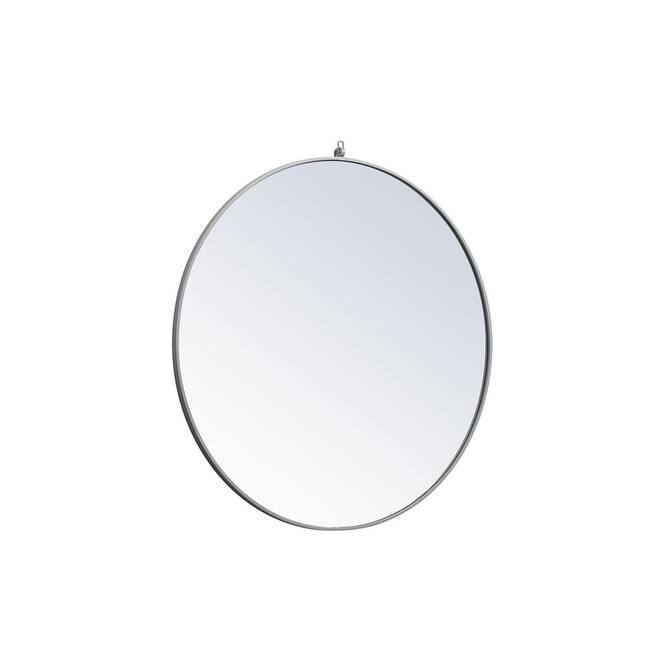 Elegant Lighting Eternity 42" Diameter Circular Beveled Metal Framed