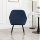 preview thumbnail 6 of 20, Roundhill Furniture Tuchico Contemporary Velvet Upholstered Accent Chair