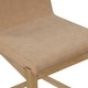 preview thumbnail 25 of 115, Gracie Modern Bar Stool, Boucle Upholstered Chair and Brushed Wooden Legs