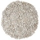 preview thumbnail 33 of 136, SAFAVIEH Handmade Leather Shag Carlijn Modern Decorative Rug 4' Round - White - Round