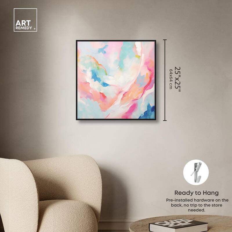 Cotton Candy Clouds I Canvas by Art Remedy
