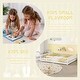 preview thumbnail 5 of 12, White Queen Floor Bed with Guardrails & Door - Ideal for Kids