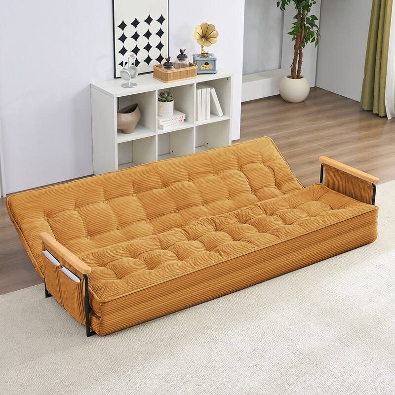 Mixoy Muti-Functional Folding Floor Sofa Bed,3-Seater,2-Seater,1-Seater Lazy Futon Sofa with 6 Position Adjustable Backrest