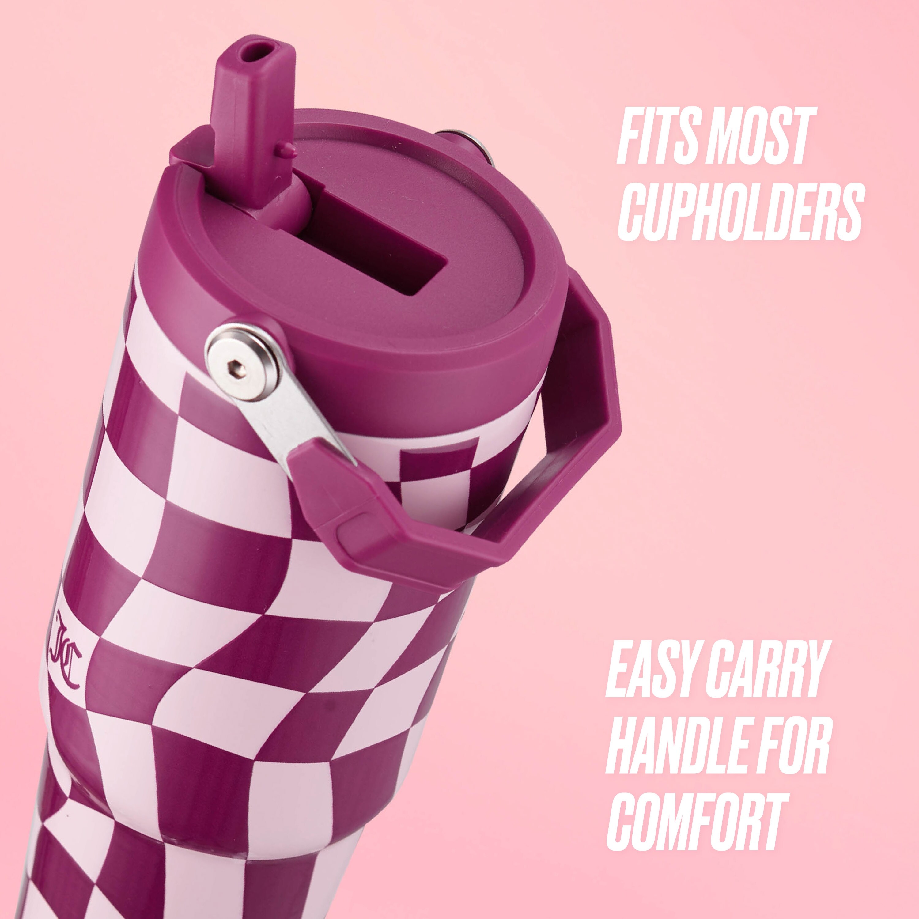 ジューシークチュール Juicy Couture Flip & Sip Hydration Stainless Steel Screw Top