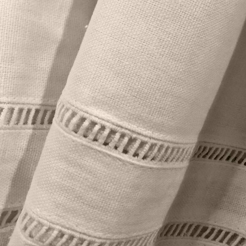 Linenweave Hemstitch 15 Inch Bed Skirt