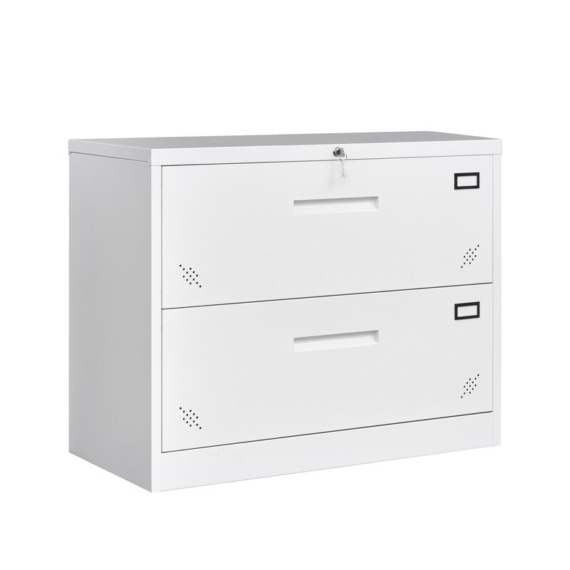 1 Shelf Metal Filing Cabinet, Storage File Cabinet With Lock For