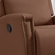 preview thumbnail 41 of 52, Jerome Swivel Glider Recliner Nursery Chair Manual Push Back Recliner