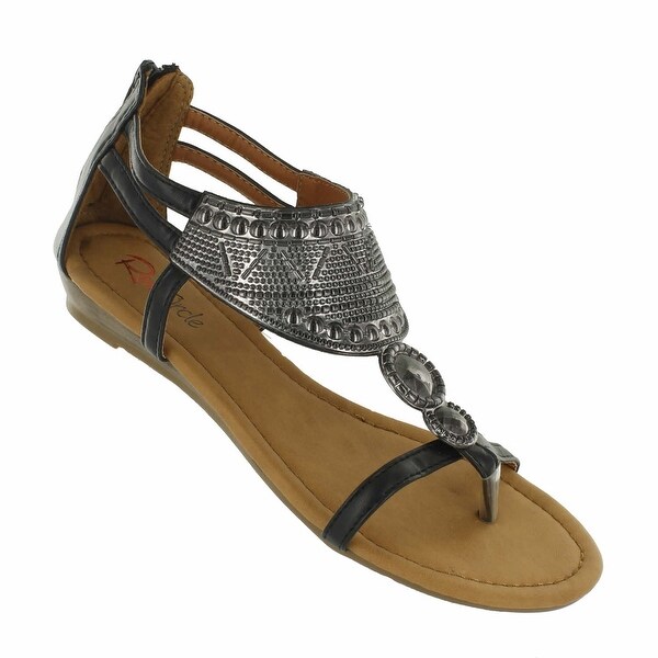 Red Circle Footwear 'Vania' Decorated Sandal