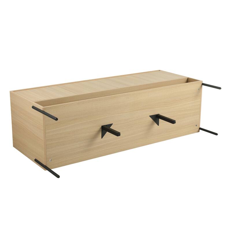 GDFStudio - Sydney Modern Freestanding Bathroom Vanity Cabinet with Double Resin Sink & 4-Soft Closing Doors - 60"