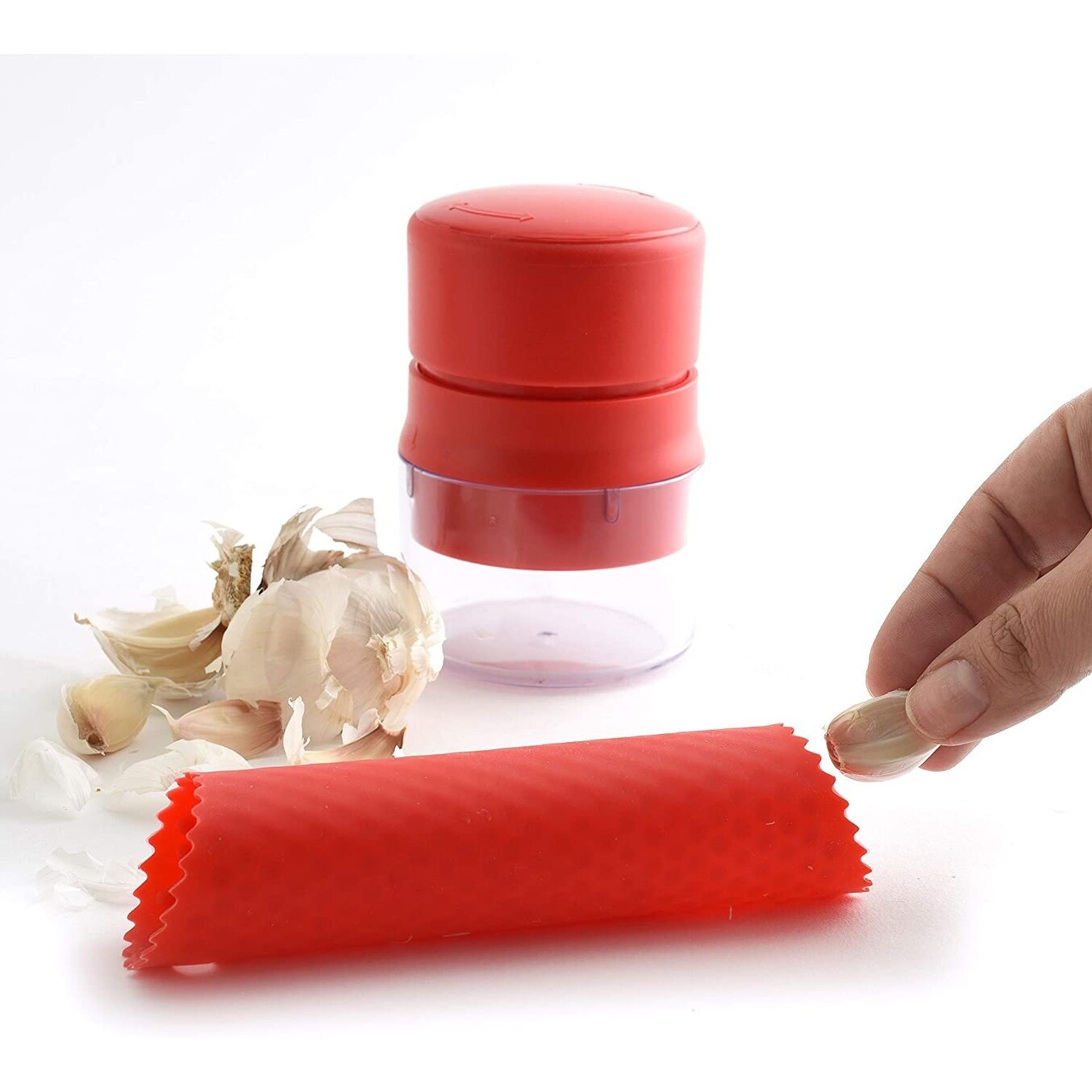 Shop Norpro Twist N Mince Garlic Clove Peeler And Mincer Set