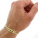 preview thumbnail 2 of 1, 10K Yellow Gold 7MM Solid Cuban Curb Link Bracelet Chain 8.5", Gold Bracelet for Men & Women, 100% Real 10K Gold
