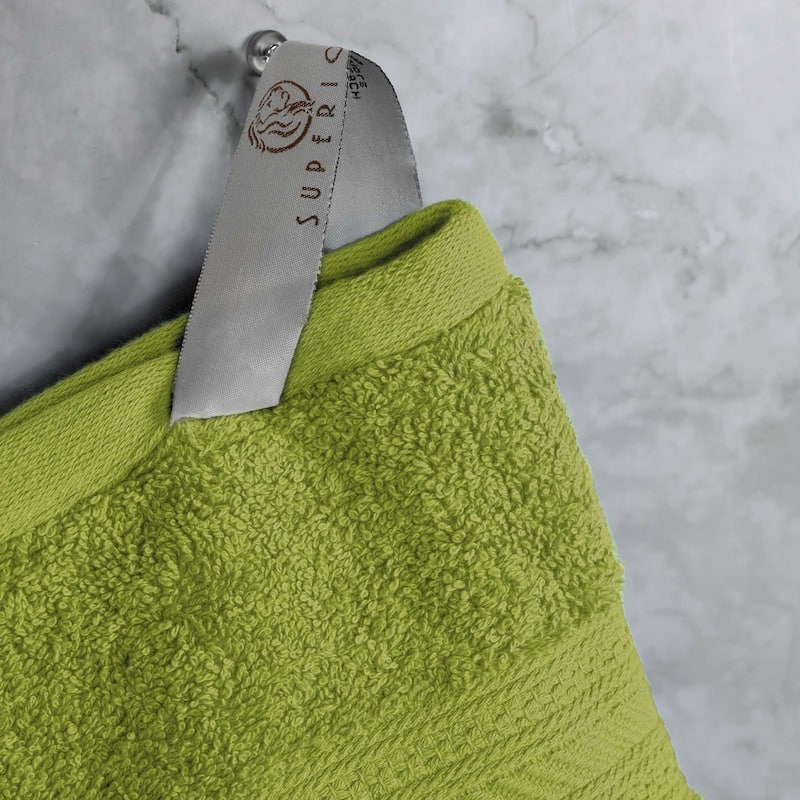 Superior Atlas Cotton Plush Absorbent Heavyweight Hand Towel Set of 6