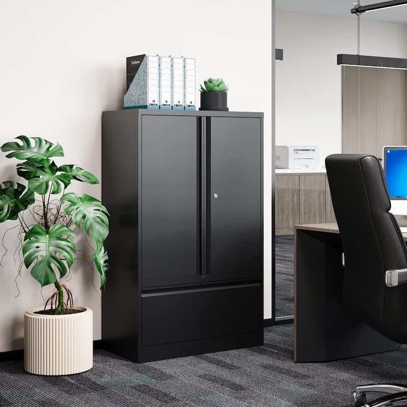 Modern File Cabinets for Home Office with Drawers - N/A