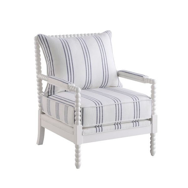 Navy stripe accent best sale chair