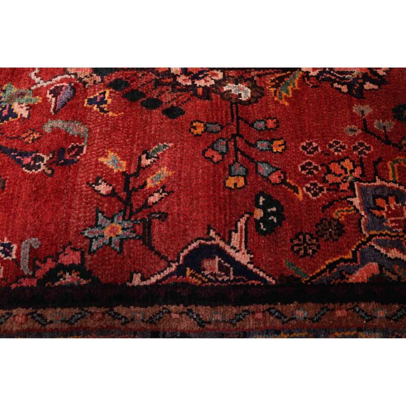 ECARPETGALLERY Hand-knotted Anadol Red Wool Rug - 3'6 x 13'0