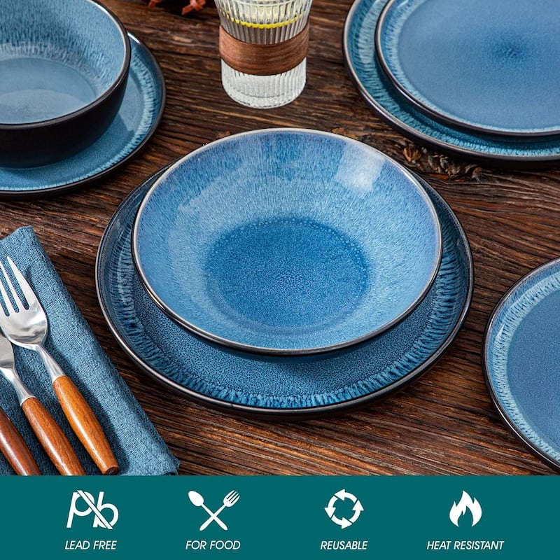 Vancasso PLAYA Kiln-Change Glaze Dinnerware Sets (16/18/24pc)