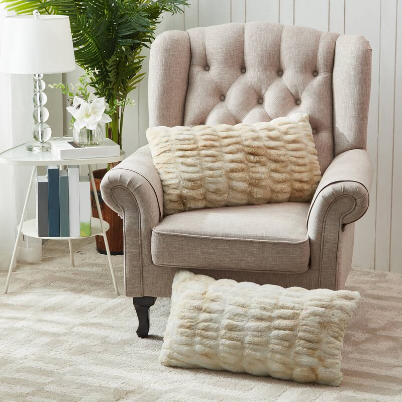 Serenta Shar Pei FauxFur 2 Piece Pillow Shell Set, NO INSERT