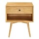 preview thumbnail 23 of 51, Middlebrook Mid-Century Solid Wood 1-Drawer, 1 Shelf Nightstand