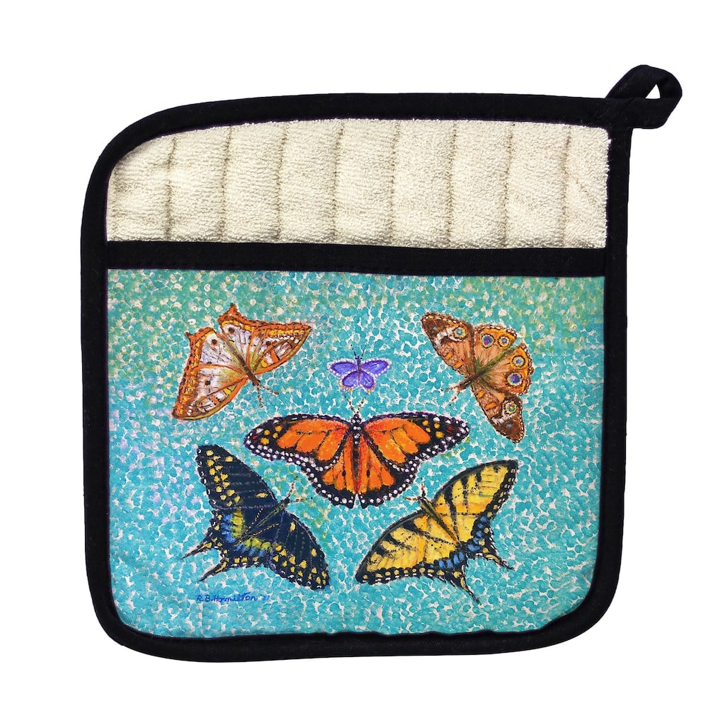 Butterfly Arrangement Pot Holder - 9x9