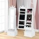 preview thumbnail 8 of 8, 2-in-1 Kids Play Jewelry Armoire with Full Length Mirror and Drawers - 13.5" x 12" x 44.5" (L x W x H)