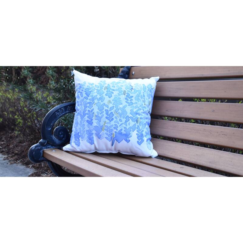 Flower Bell Bunch 16 inch Floral Decorative Outdoor Pillow