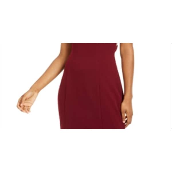 open lace back dress B. Darlin Women's Juniors Plus Tie Back Fit & Flare Dress: Berry – Bella  Boutique main image 1