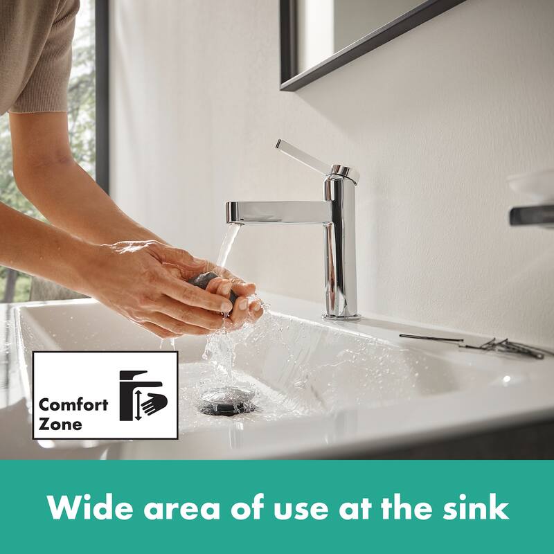 Hansgrohe 76020 Finoris 1.2 GPM Single Hole Bathroom Faucet with