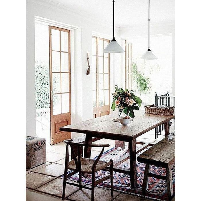 Modern Dining Chair with Woven Paper cord Seat, Solid Wooden Farmhouse Y Back Elbow Side Chair