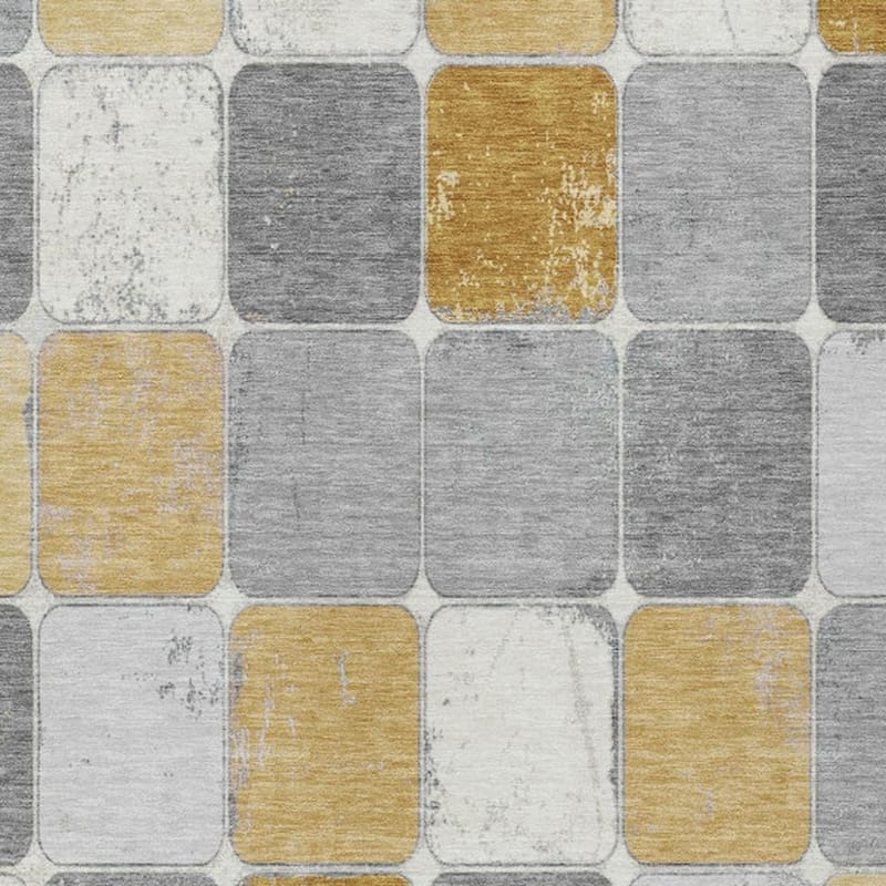 HomeRoots Geometric Transitional Rectangle Outdoor Rug