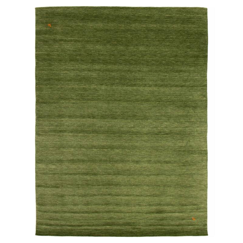 Kashkuli Gabbeh Green Rug 8'4" x 11'4" - 8'4 x 11'4 - Green - 8'4 x 11'4