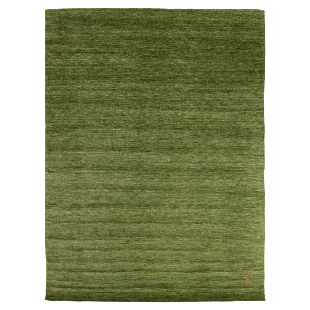 Kashkuli Gabbeh Green Rug 8'4" x 11'4" - 8'4 x 11'4